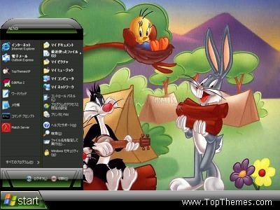 screenshot-Looney Tunes Camping XP Theme-1