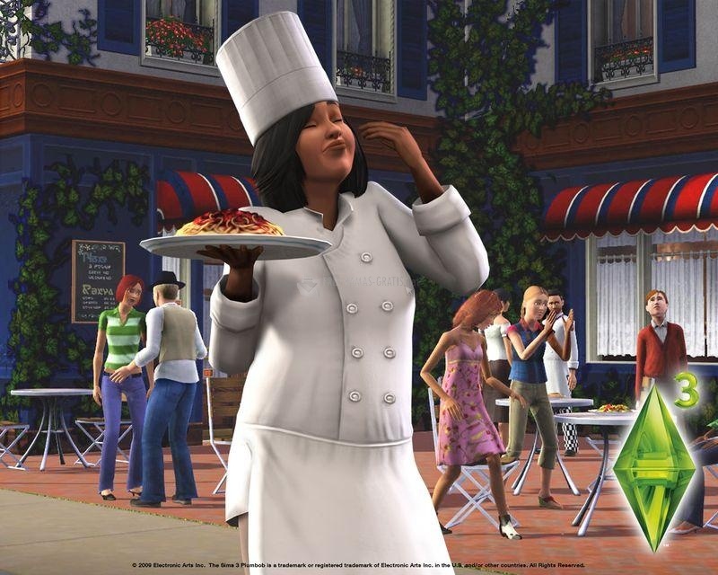 screenshot-Los Sims 3: cocinera-1