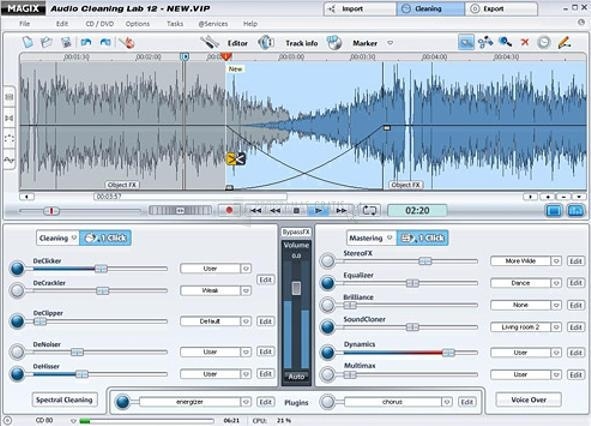 screenshot-MAGIX Music Cleaning Lab 2007 Deluxe-1