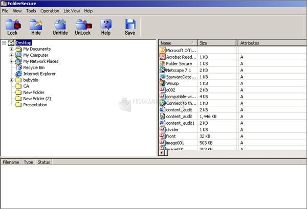 screenshot-Max Folder Secure-1