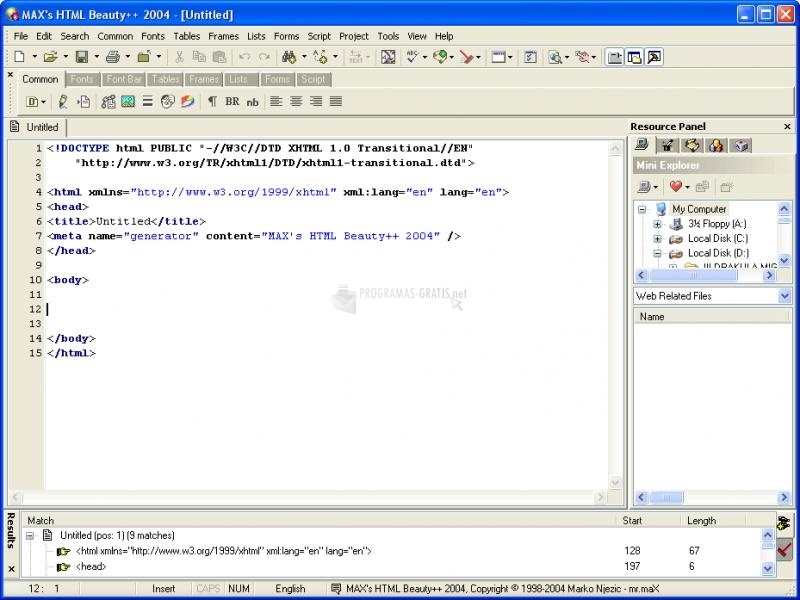 screenshot-Max's HTML Beauty 2004-1