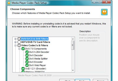 screenshot-Media Player Codec Pack-1