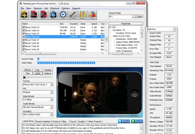 mediacoder x64 select audio tracks