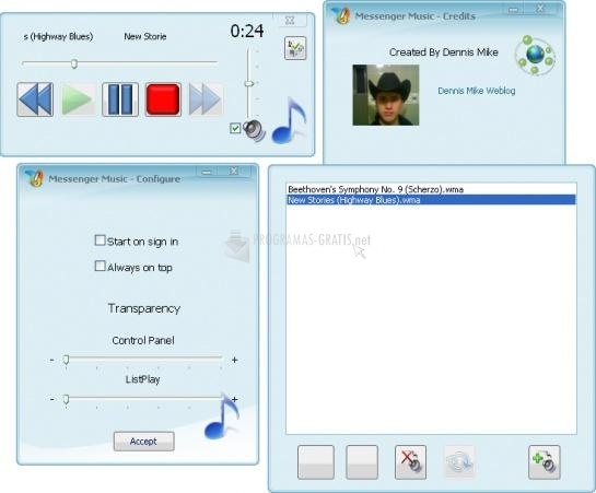 screenshot-Messenger Music-1