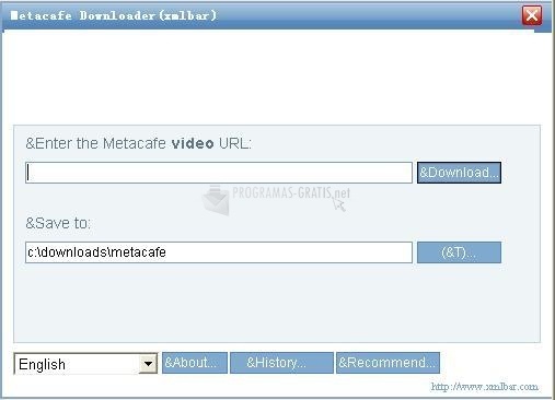 screenshot-Metacafe Downloader-1