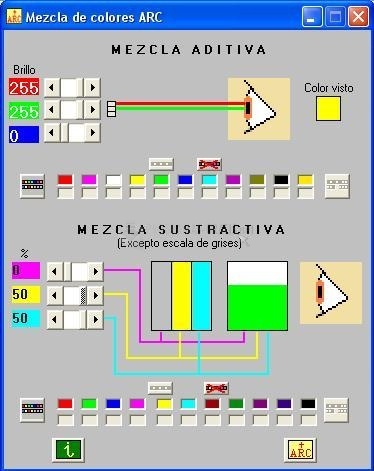 screenshot-Mezcla de colores ARC-1