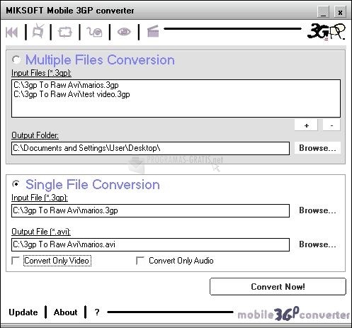 screenshot-Miksoft Mobile 3GP Converter-1