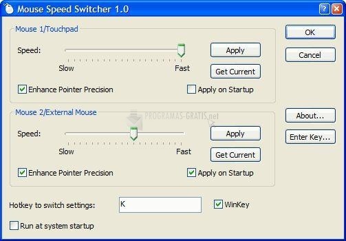 screenshot-Mouse Speed Switcher-1