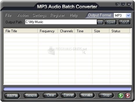screenshot-MP3 Audio Batch Converter-1