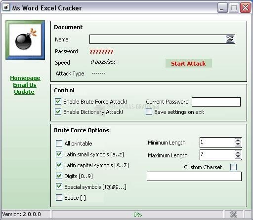 screenshot-MS Word Excel Cracker-1