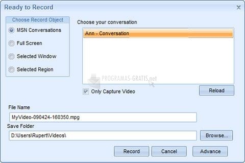 screenshot-MSN Recorder Max-1