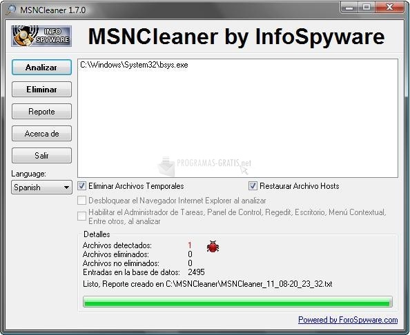 screenshot-MSNCleaner-1