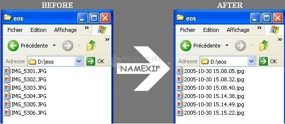 namexif download