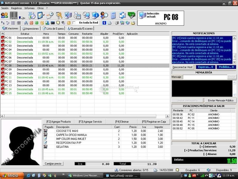 screenshot-NetCoffee Client-1