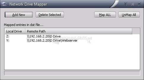screenshot-Network Drive Mapper-1