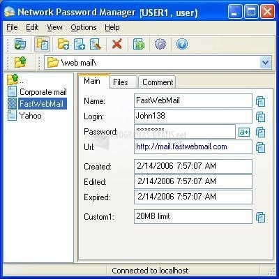 screenshot-Network Password Manager-1