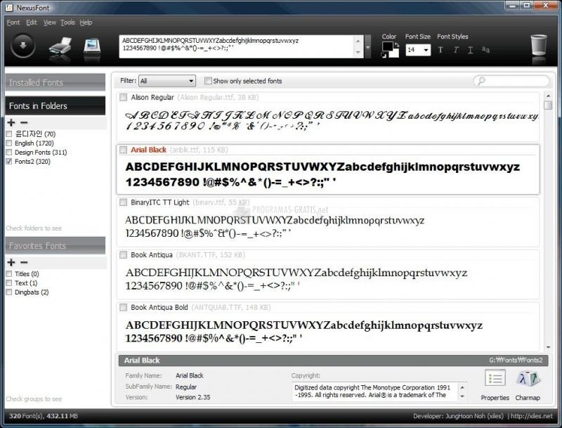 screenshot-Nexus Font-1