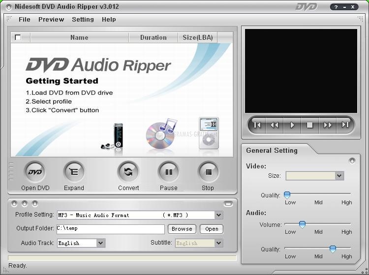 screenshot-Nidesoft DVD Audio Ripper-1