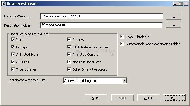 screenshot-NirSoft Resources Extract-1