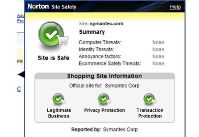 screenshot-Norton Safe Web Lite-1
