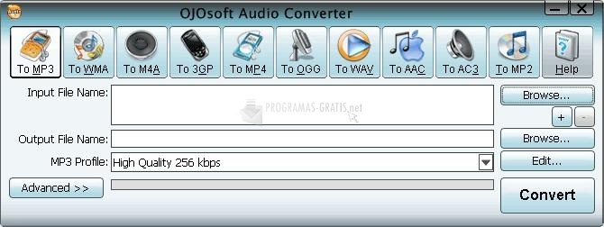 screenshot-OJOsoft Audio Converter-1