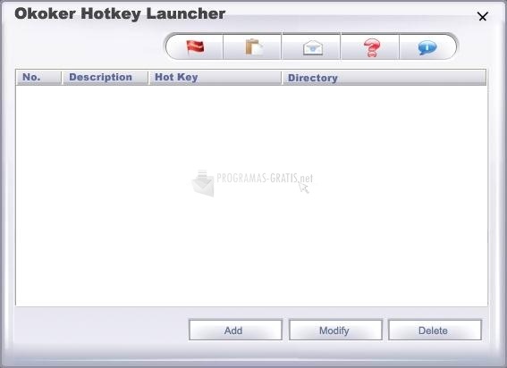 screenshot-Okoker HotKey Launcher-1