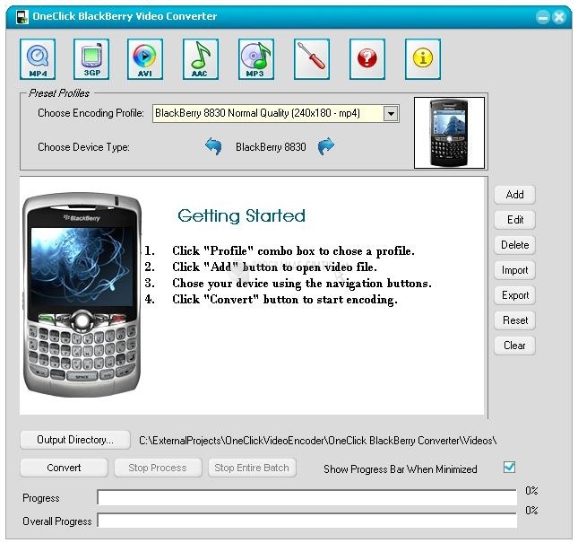 screenshot-OneClick BlackBerry Video Converter-1