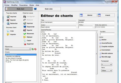 chordpro format to opensong