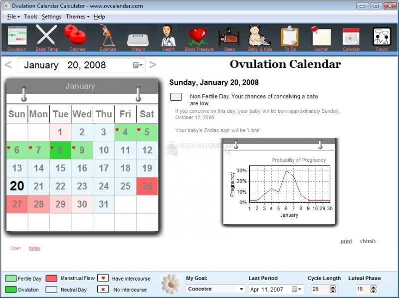 screenshot-Ovulation Calendar Calculator 2008-1