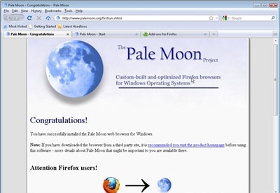 Pale Moon 32.2.1 instal the last version for mac