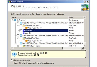 screenshot-Paragon Backup and Recovery-2