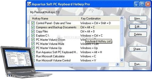 screenshot-PC Keyboard Hotkey Professional-1