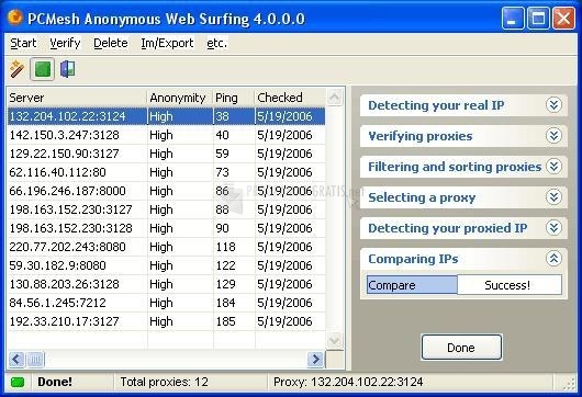 screenshot-PCMesh Anonymous Web Surfing-1
