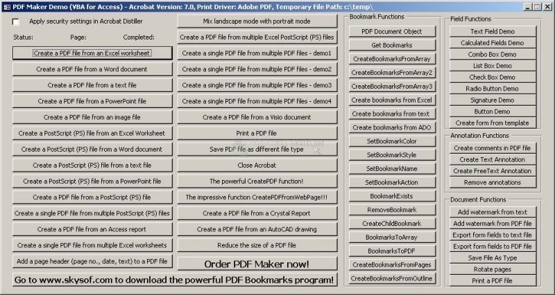 screenshot-PDF Maker DLL-1