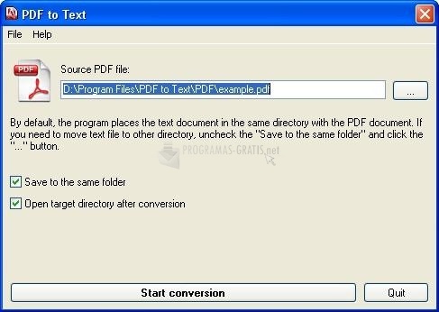 screenshot-PDF to TEXT Converter-1