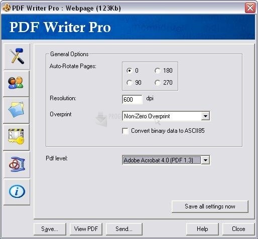 screenshot-PDF Writer PRO-1