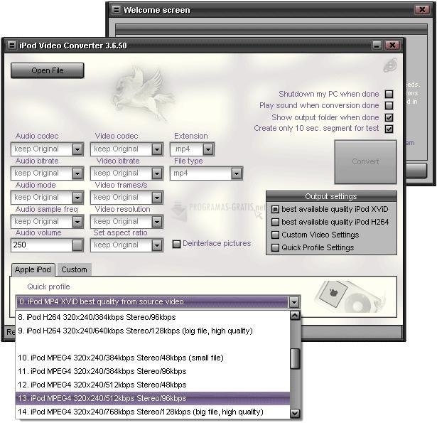 screenshot-Pegasus iPod Video Converter-1