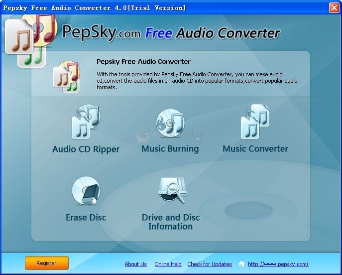 screenshot-Pepsky Free Audio Converter-1