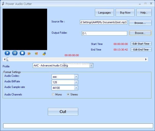 screenshot-Power Audio Cutter-1