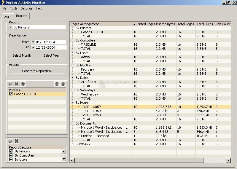 screenshot-Printer Activity Monitor-1