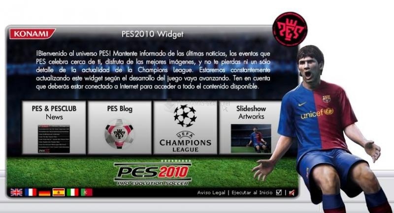 screenshot-Pro Evolution Soccer 2010 Widget-1