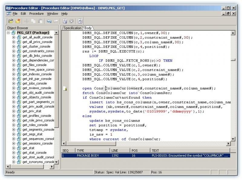 screenshot-Procedure Editor-1