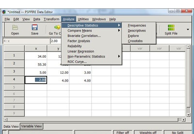 intsalling pspp statistics