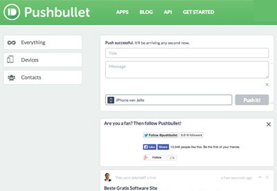 download pushbullet for pc