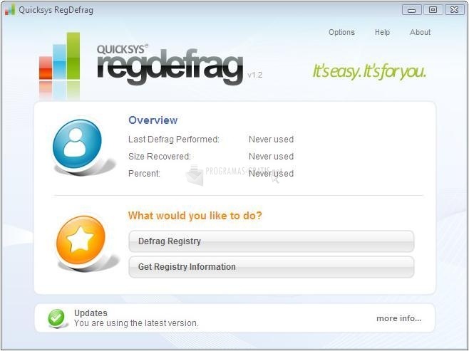 screenshot-Quicksys Regdefrag-1