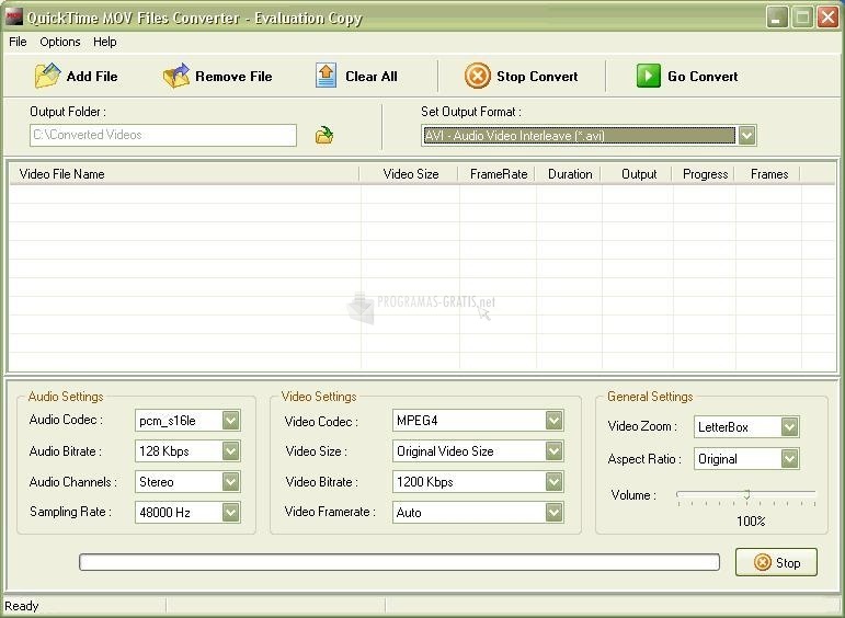 screenshot-QuickTime MOV Files Converter-1