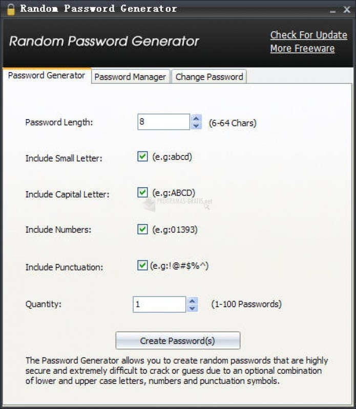 screenshot-Random Password Generator-1