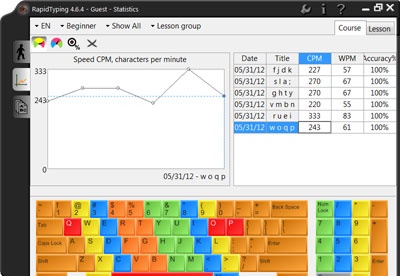 screenshot-Rapid Typing Tutor-2