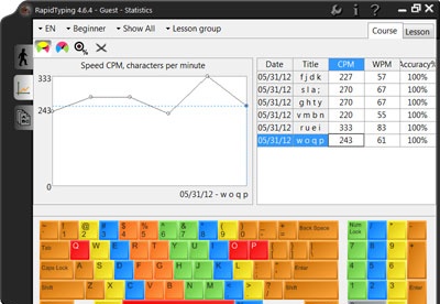 Rapid Typing Tutor download free for Windows 10 64/32 bit ...