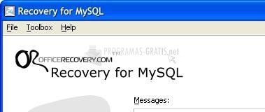 screenshot-Recovery for MySQL-1